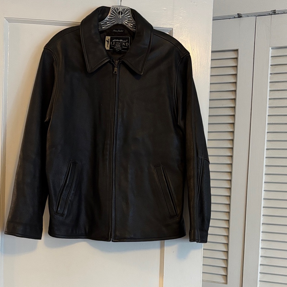 Eddie Bauer Black Leather Jacket